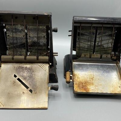 Pair of Vintage Bread Toasters