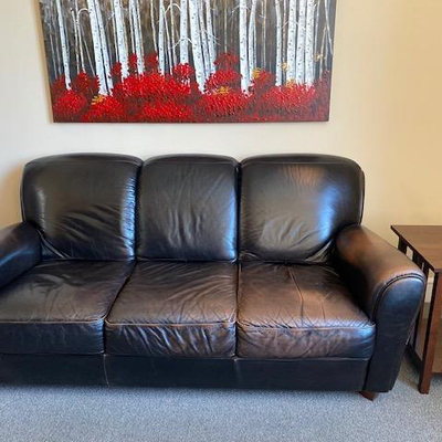 Leather Couch - 