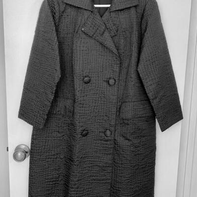 IDT 3 VINTAGE BLACK LIGHTWEIGHT RAIN COAT RAIN-PAKA