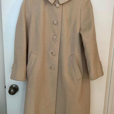 IDT 4  VINTAGE BEIGE CASHMERE COAT 
