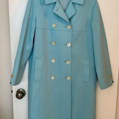 IDT 5  VINTAGE MOD DOUBLE BREASTED LIGHT WEIGHT ALL WEATHER COAT 