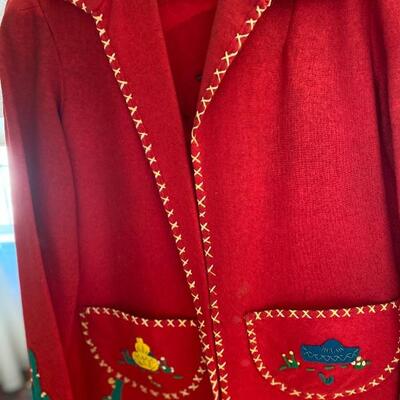 AppliquÃ© wool vintage blazer Mexico 