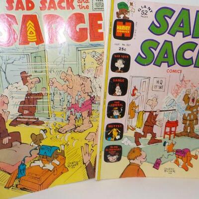 2 Vintage Sad Sack Magazines.