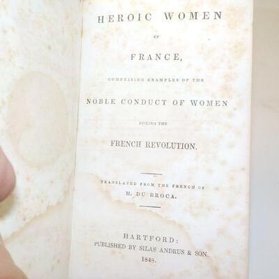 " 1848 Heroic Women of France".