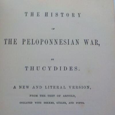 " Harper's Classical Thucydides' History. Peloponnesian War.