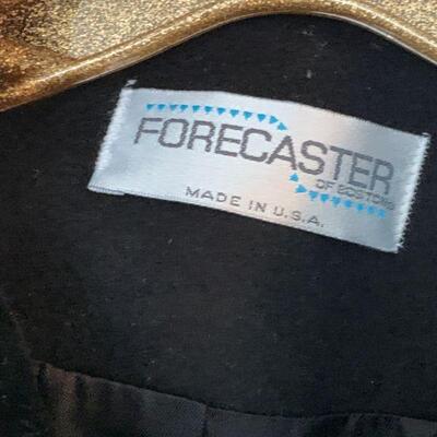 IDT 13  VINTAGE FORECASTER BOXY OVERCOAT VELVET COLLAR  