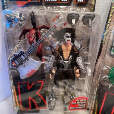 623. Lot of 4 KISS Figures in Original Boxes