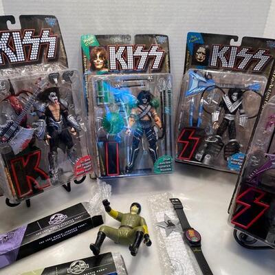 623. Lot of 4 KISS Figures in Original Boxes