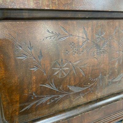 .87. Antique Salvaged Piano Panel