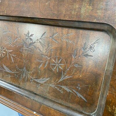 .87. Antique Salvaged Piano Panel