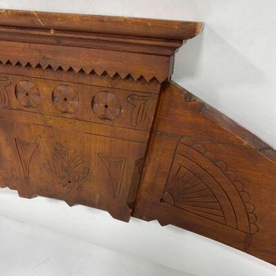 .92. Antique Carved Eastlake Salvaged Arch