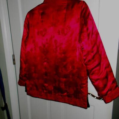 Womens Silk Oriental Reversible Jacket