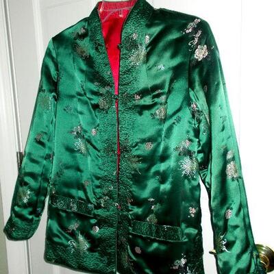 Womens Silk Oriental Reversible Jacket
