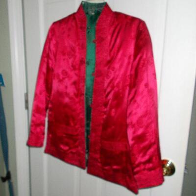Womens Silk Oriental Reversible Jacket