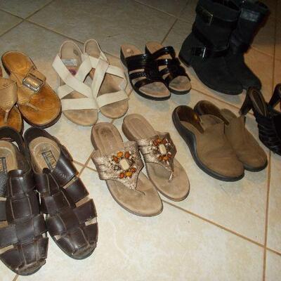 Womens Shoes 8 Pairs, Sizes 6 and 6.5 Medium - Previously Worn
