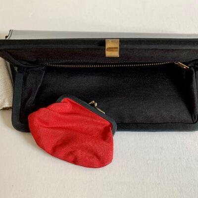 IDT 18  VINTAGE 3 IN 1 CLUTCH PURSE WITH REVERSIBLE COVER
