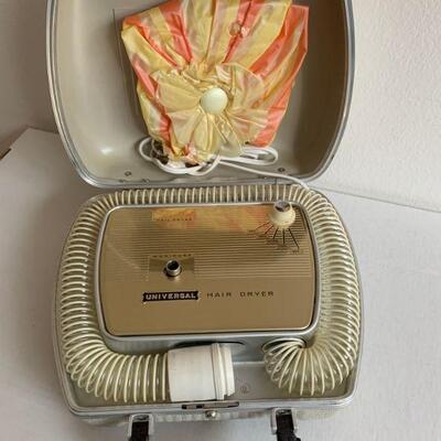 IDT 20  VINTAGE HOME HAIR DRYER MANICURE SET BOUFFANT CAP