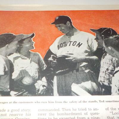" 1947 Sport Magazine Feature Ted Williams".