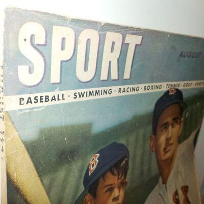 " 1947 Sport Magazine Feature Ted Williams".