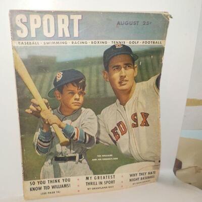 " 1947 Sport Magazine Feature Ted Williams".