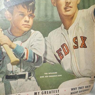 " 1947 Sport Magazine Feature Ted Williams".