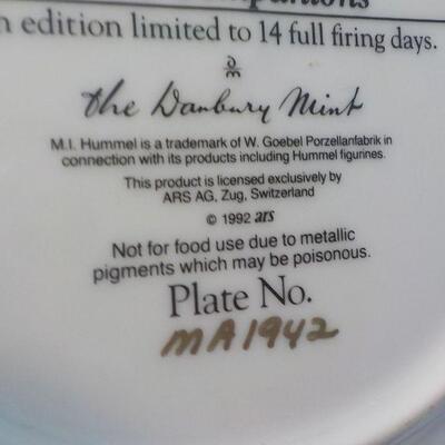 " M.J. Hummel Hello down there" Registered Danbury plate.
