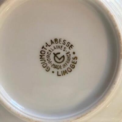 LOT#27LR: Plate, Coaster & Ashtray Lot Includes 2 Limoges Plates