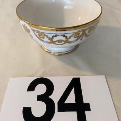 LOT#34LR: Sevres Chateau De F. Bleau Porcelain Bowl