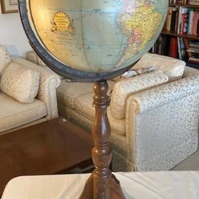 LOT#41LR: Pre-1948 Rand McNally Indexed Terrestrial Globe