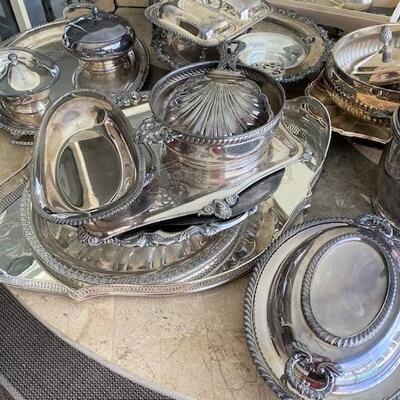 LOT#71MB: Mixed Silver-plate Lot