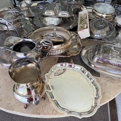 LOT#71MB: Mixed Silver-plate Lot