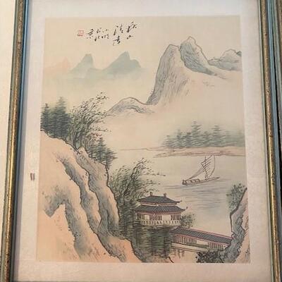 LOT#95DR: Signed Japanese Believed to be Lithographs