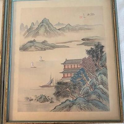 LOT#95DR: Signed Japanese Believed to be Lithographs