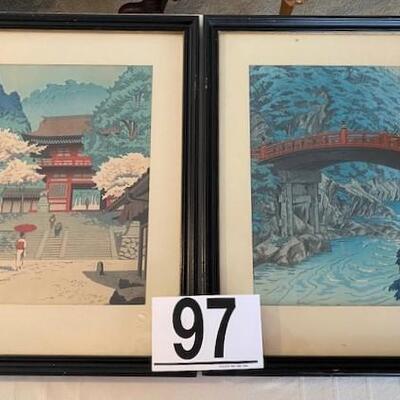 LOT#97DR: Believed to be Katsushika Hokusai Lithographs