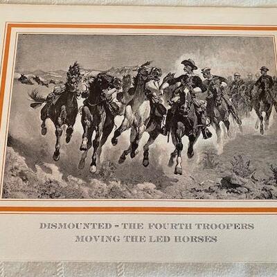 LOT#98DR: Portfolio of 6 Western Prints by Frederic Remington