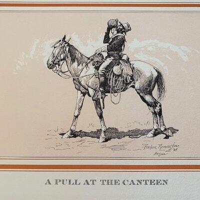 LOT#98DR: Portfolio of 6 Western Prints by Frederic Remington