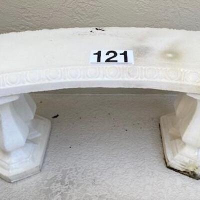 LOT#121E: Cement Bench