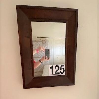 LOT#125B1: Antique Mirror
