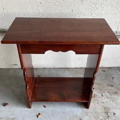 LOT#154G: Pine Side Table