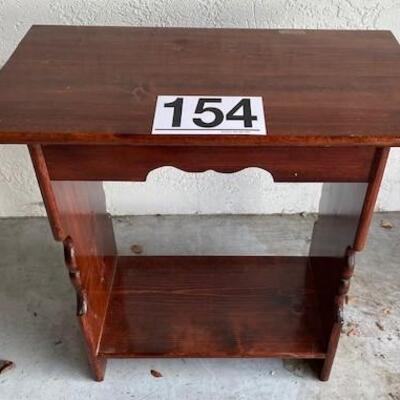 LOT#154G: Pine Side Table