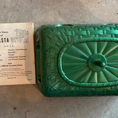 Vintage canasta set original box 