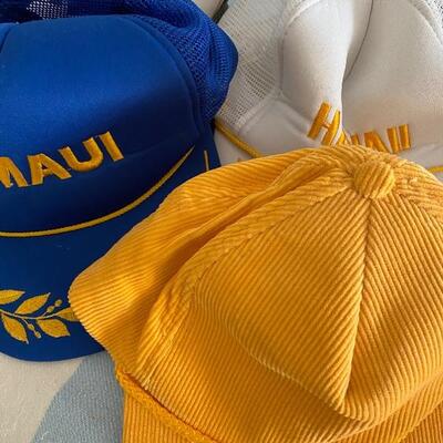 Four Vintage  trucker hats caps 