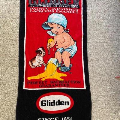 Glidden paint advertising beach towel 