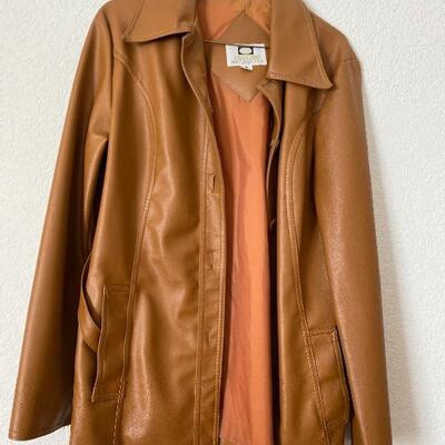 Leather vintage 70s jacket 