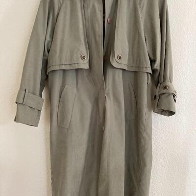 Sueded fitzwright raincoat trench 