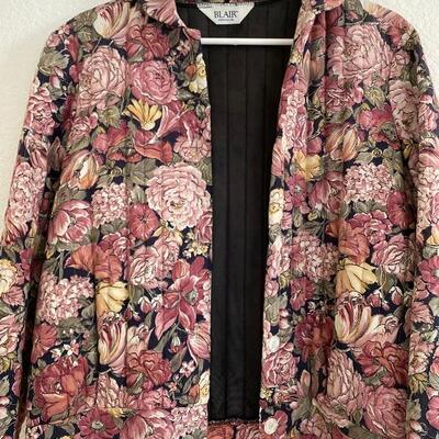 Floral 90s quilted jacket 
