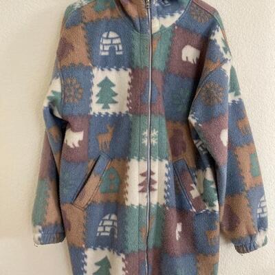 Winter fleece 90s Sherpa soft zip jacket 