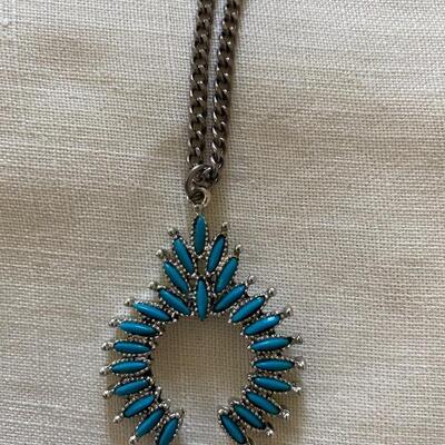 Turquoise style pendant 