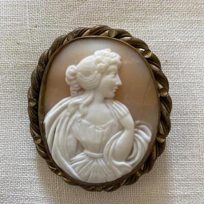 Victorian shell cameo 