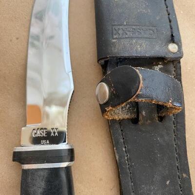 Case XX knife and holder 